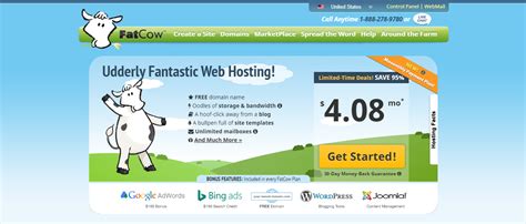 Web Hosting & Domain Names by FatCow.com